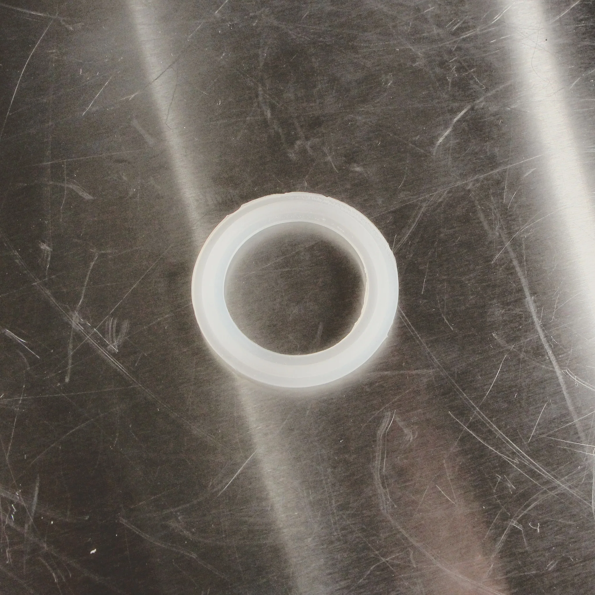 1.5" Silicone Tri-Clamp Gasket for "Old Style" Bubble Plate Sections - Image 2