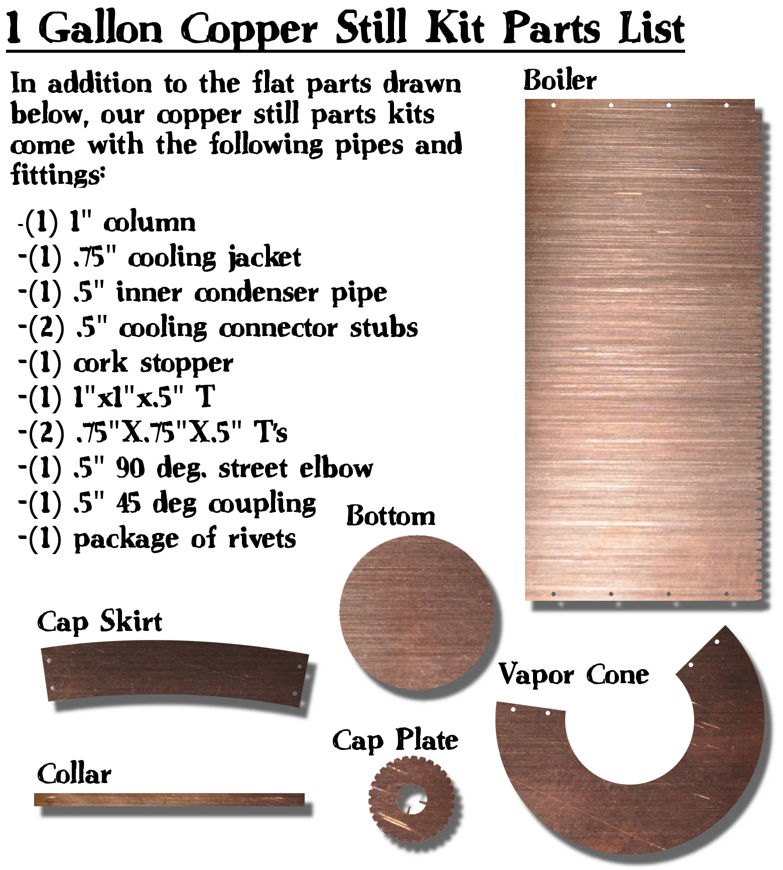 Copper Moonshine Pot Still Kit, 1 Gallon  - Clawhammer Supply - Image 8
