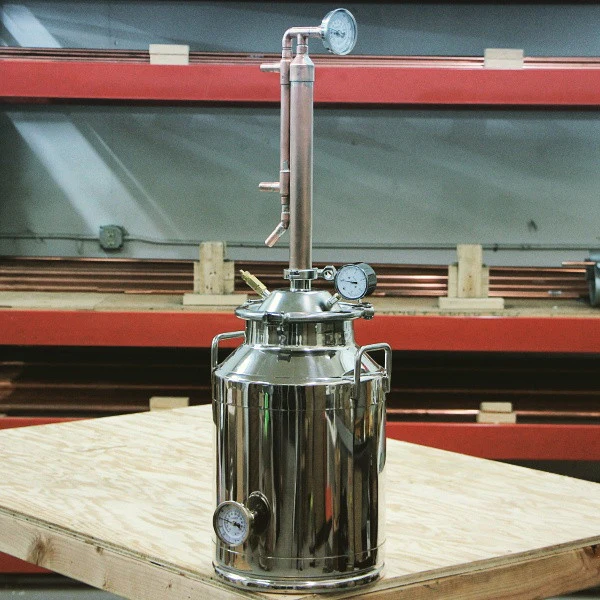 8 Gallon Stainless / Copper Still Scratch & Dent - Image 6
