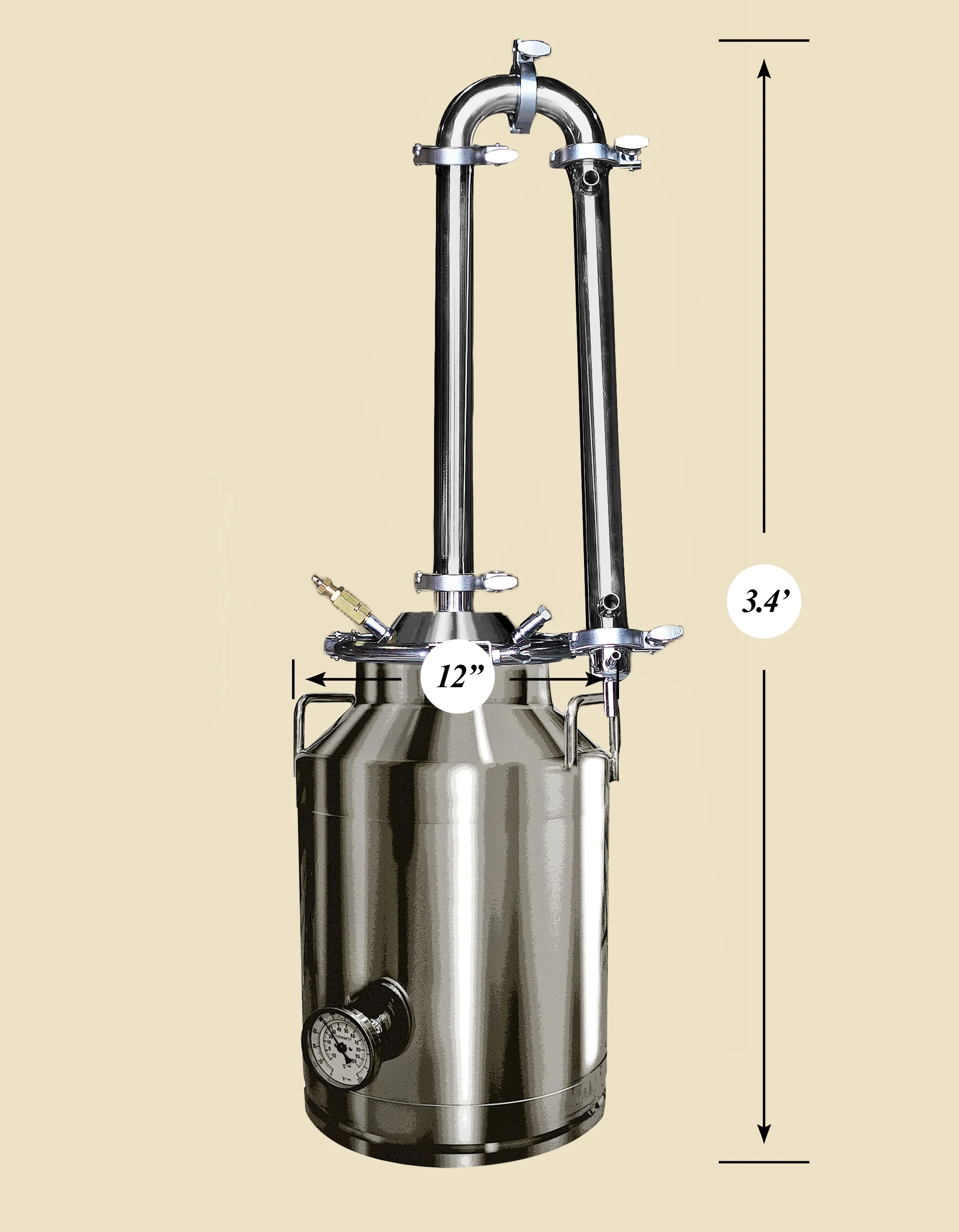 8 Gallon Stainless Steel Still - Image 14