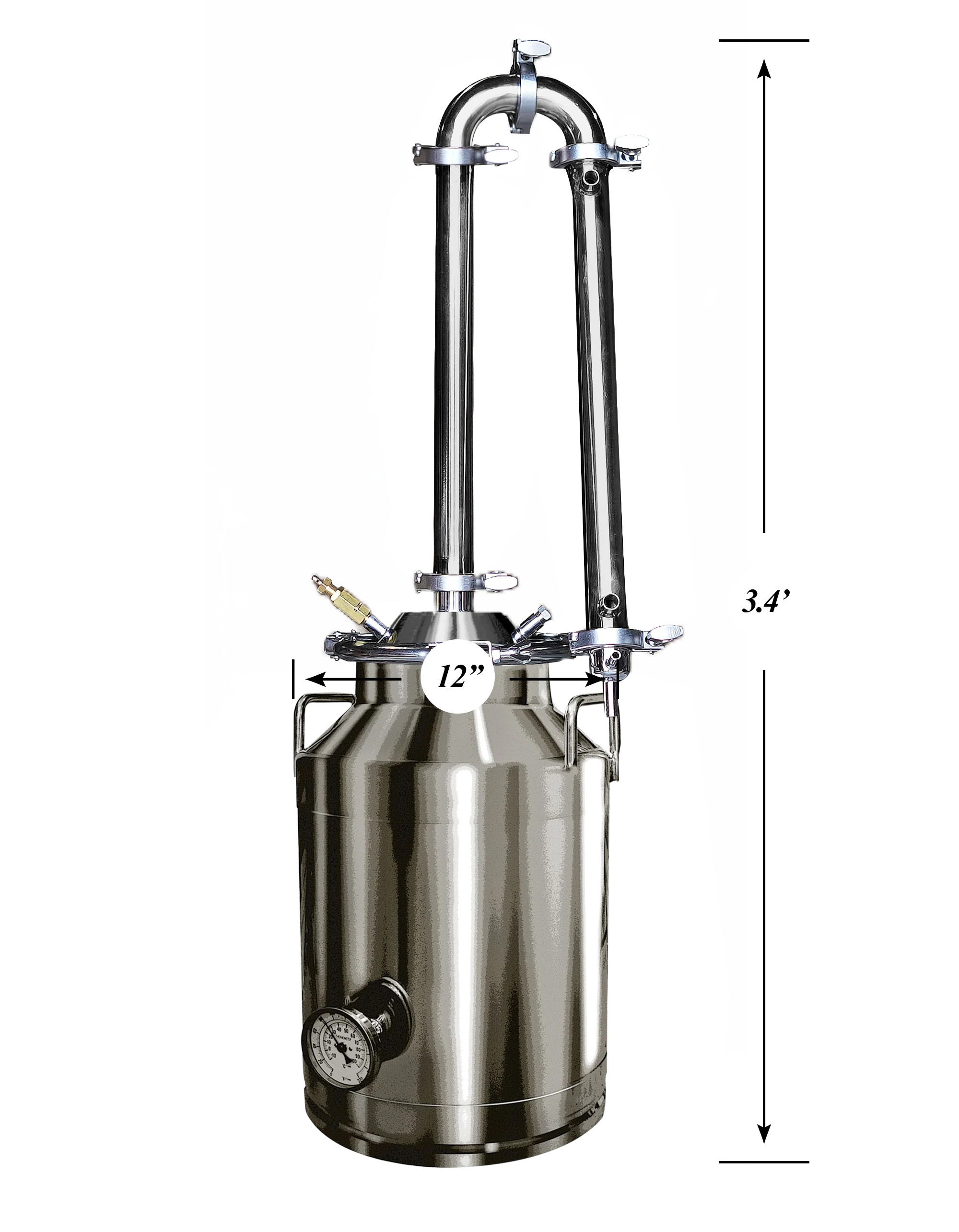 8 Gallon Stainless Steel Still - Image 2