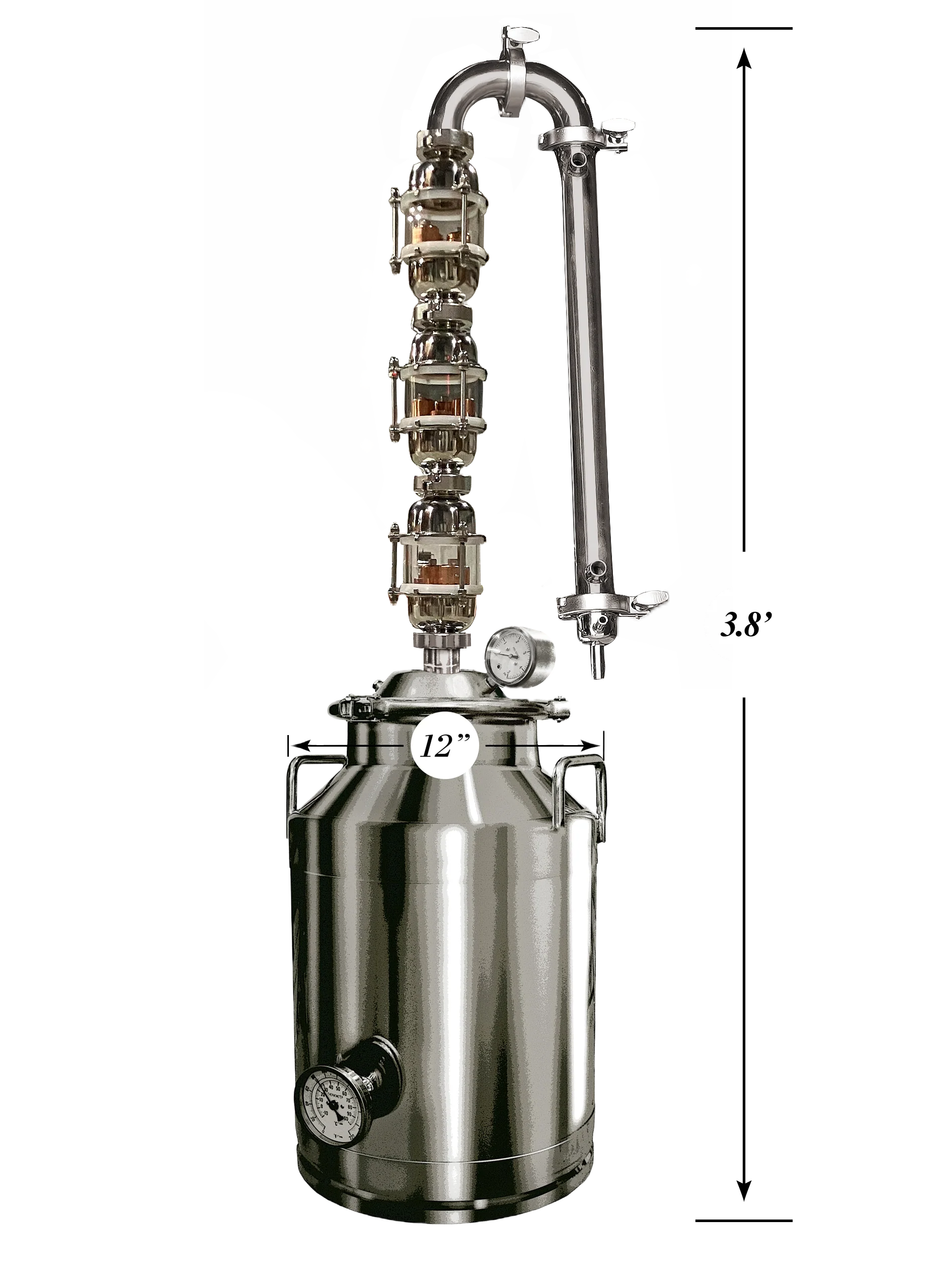 8 Gallon Stainless / Bubble Plate Still - Image 2