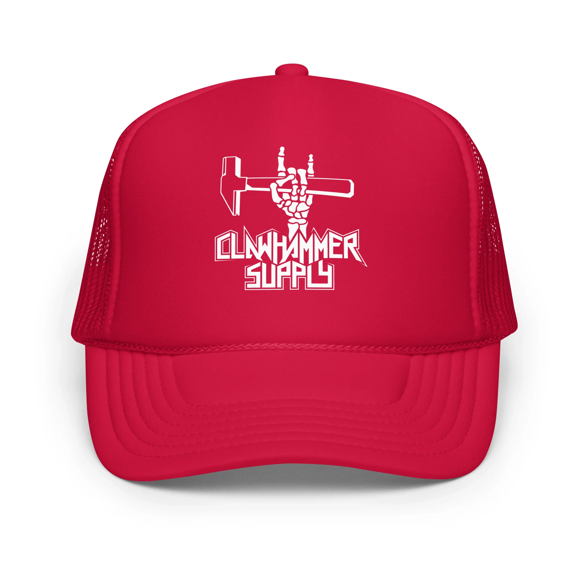 Clawhammer Logo Foam Trucker Hat (Solid Color) - Image 3