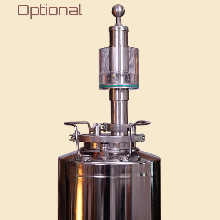 Stainless Steel Keg Fermenter  - 6.5 Gallon - Image 4
